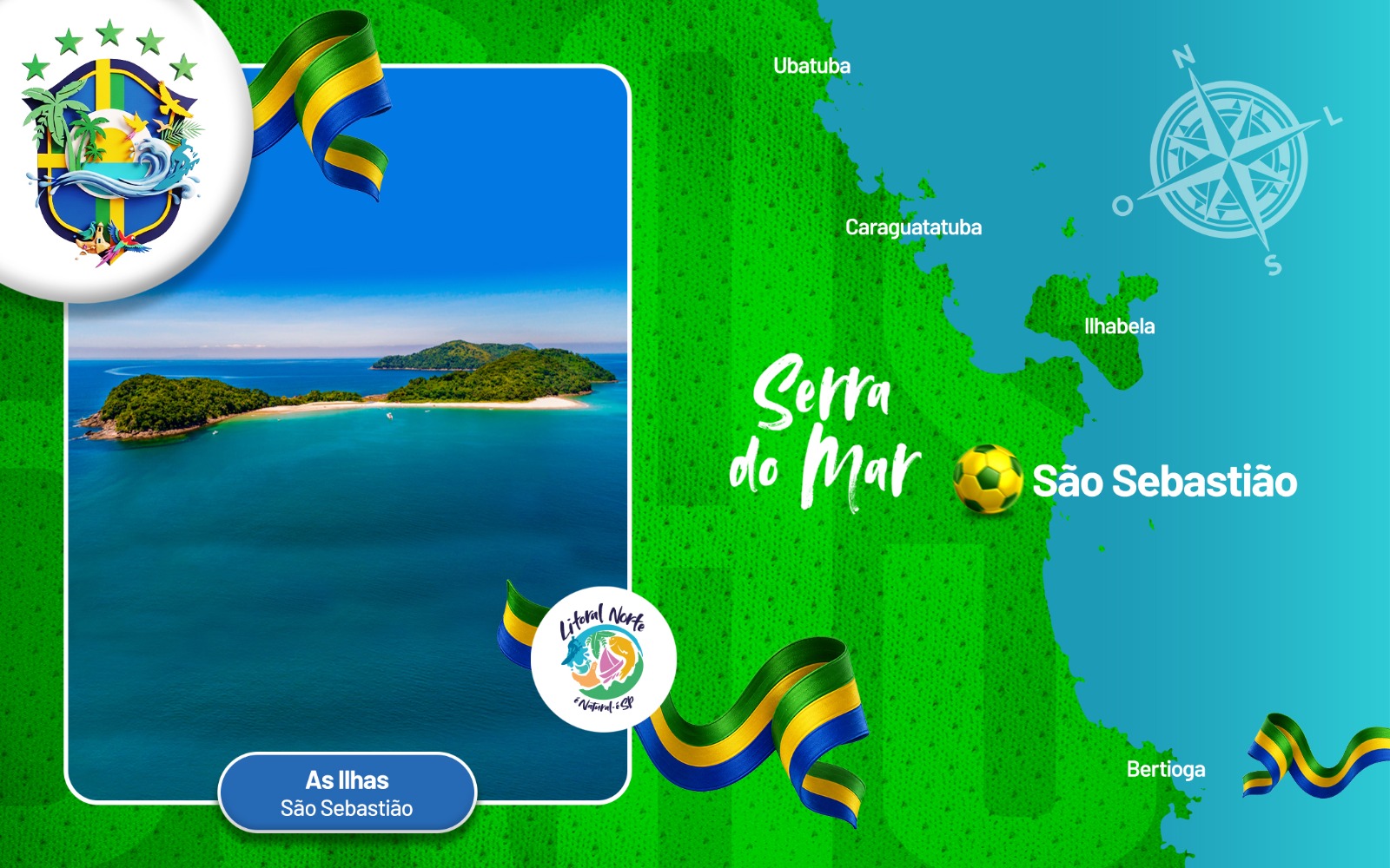 Circuito Litoral Norte entra em clima de Copa e apresenta campanha com foco nos atrativos regionais
